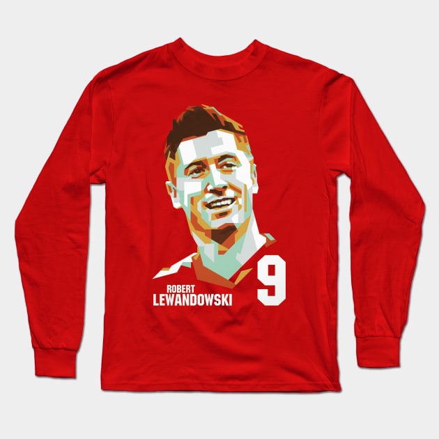 robert lewandowski Long Sleeve T-Shirt by BAJAJU